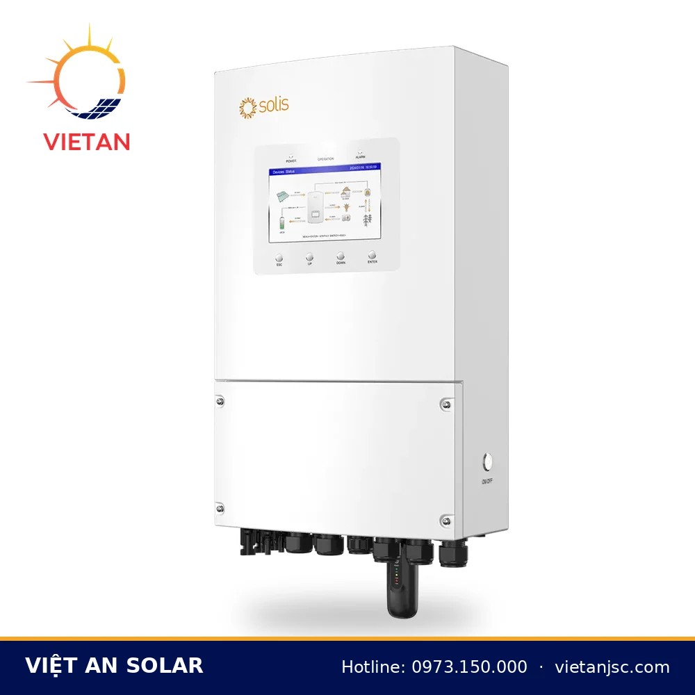 Biến tần hybrid Solis 6kW 1 pha S6-EH1P6K-L-PLUS