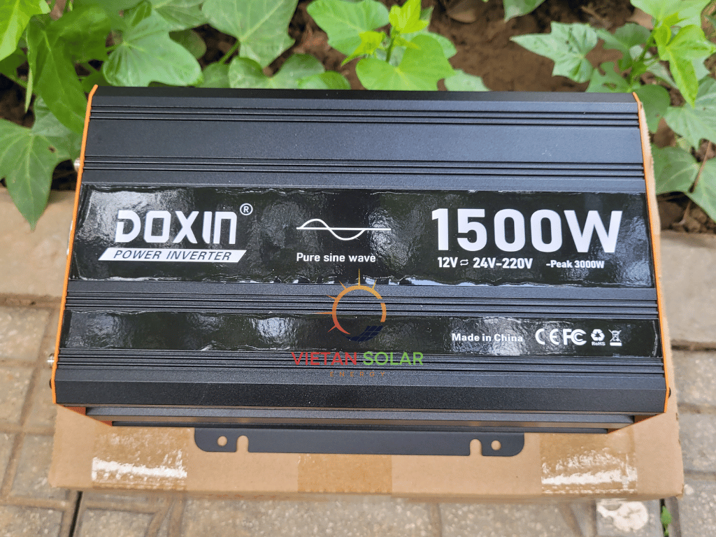 Kích điện 12v lên 220v sin chuẩn 1500w doxin