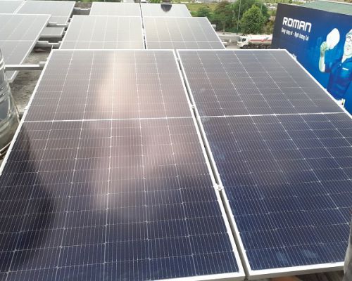 Lắp điện năng lượng mặt trời hòa lưới bám tải tại Ninh Bình