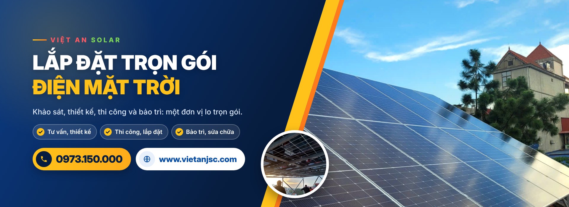 Lắp đặt trọn gói điện mặt trời